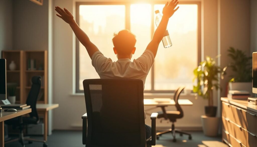 breaking sedentary habits and hydration